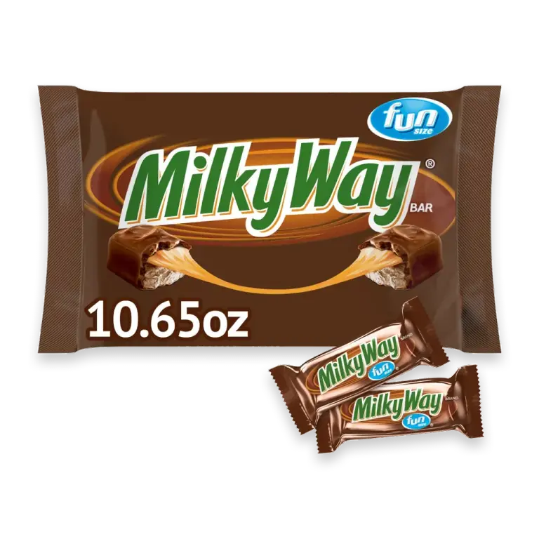 Milk Chocolate Caramel Fun Size Candy Bars Bag