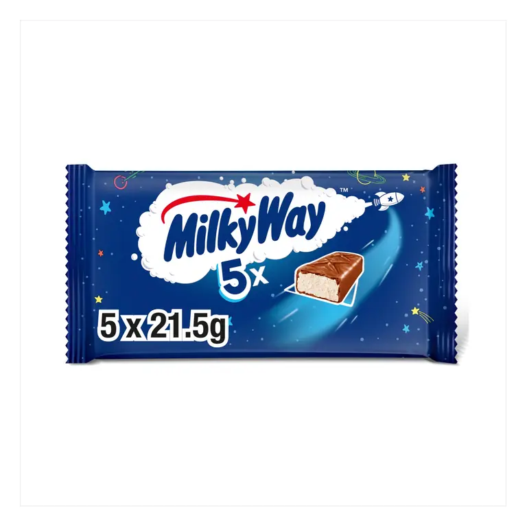 Milky Way Mulitpack Chocolate Bars 5 x 21.5g