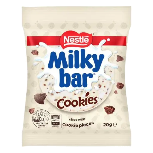 Cookies White Choc Bar