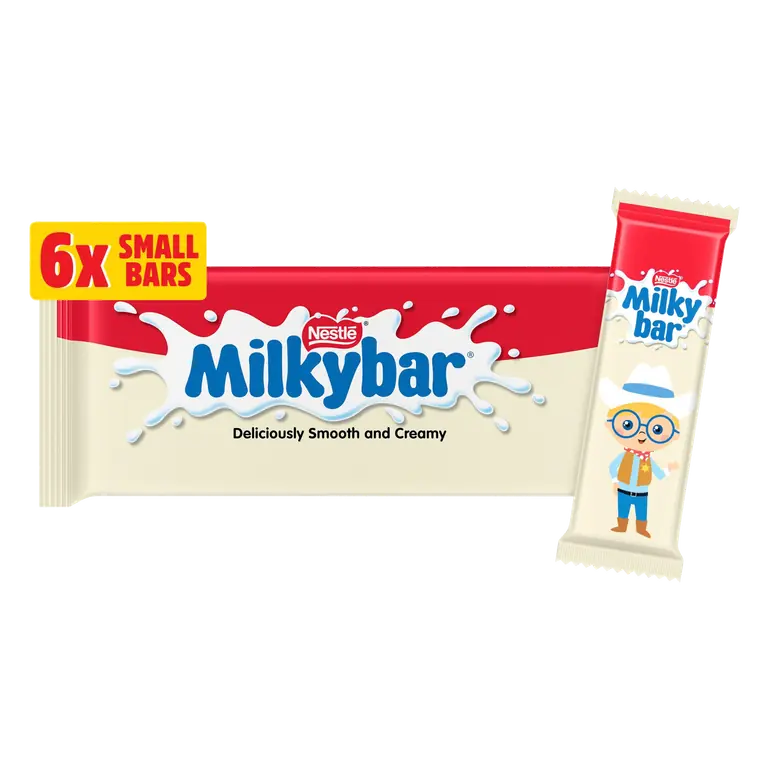 Milkybar Kid White Chocolate Bar 6 Pack Multipack 72g
