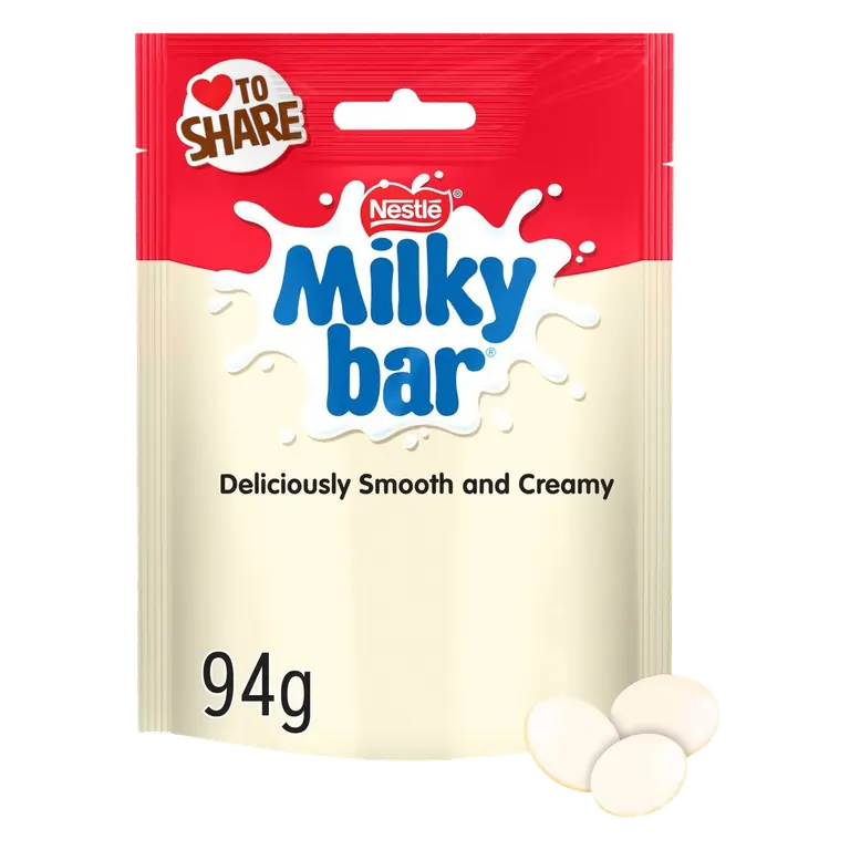 White Chocolate Giant Buttons Sharing Pouch