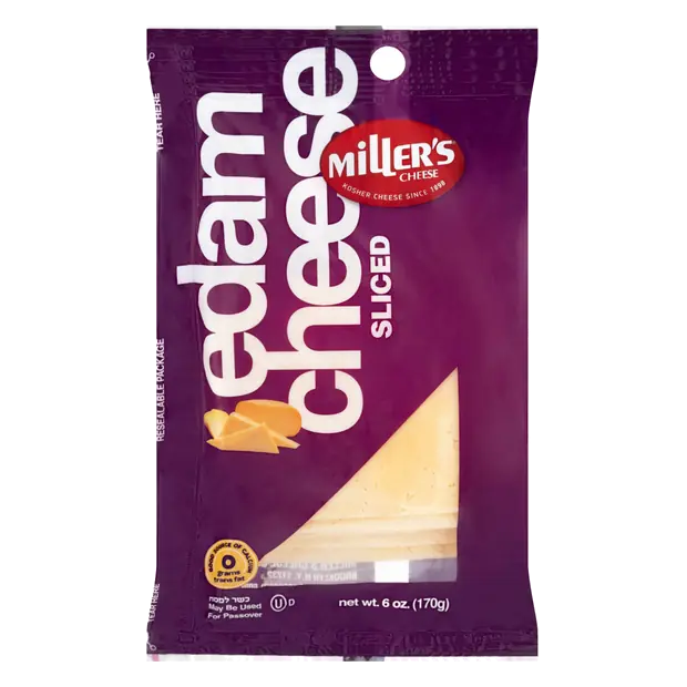 Kosher Natural Edam Cheese Slices