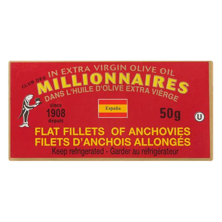 Anchovy Fillets in Extra Virgin Olive Oil 50 g