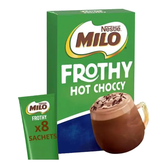 Frothy Instant Hot Chocolate Sachets 8 Pack