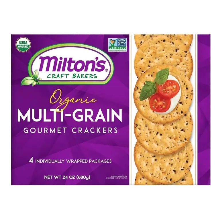 Multi-Grain Organic Gourmet Crackers