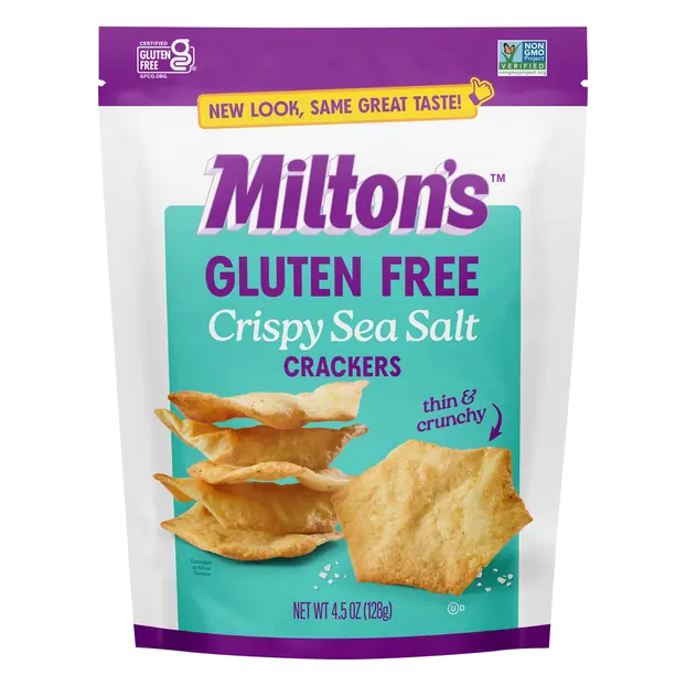 Gluten Free Crispy Sea Salt Baked Crackers