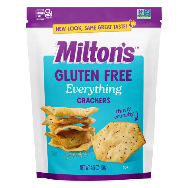 Gluten Free Everything Baked Crackers