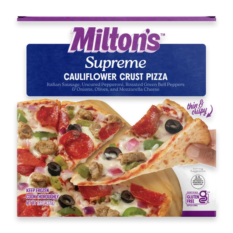 Gluten Free Supreme Cauliflower Crust Frozen Pizza