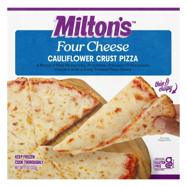 Gluten Free Thin & Crispy Cauliflower Crust Four Cheese Pizza