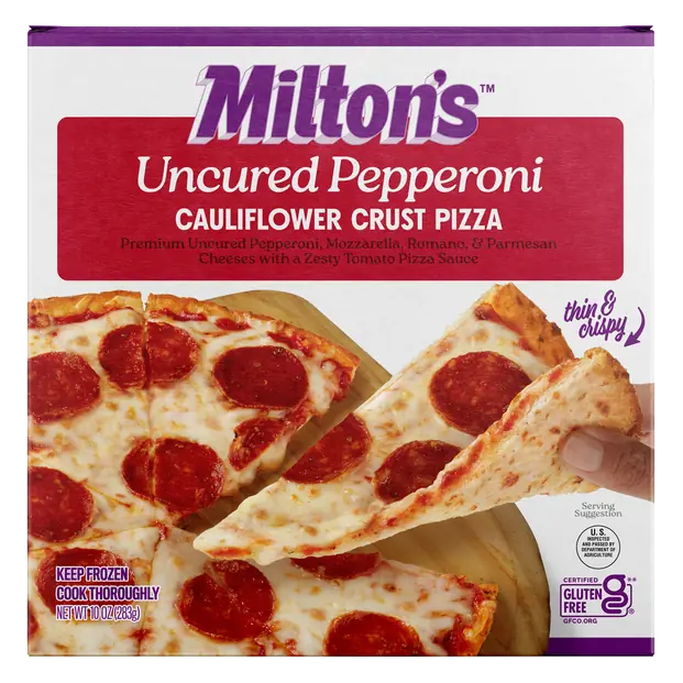 Gluten Free Thin Crispy Cauliflower Crust Pepperoni Pizza Frozen