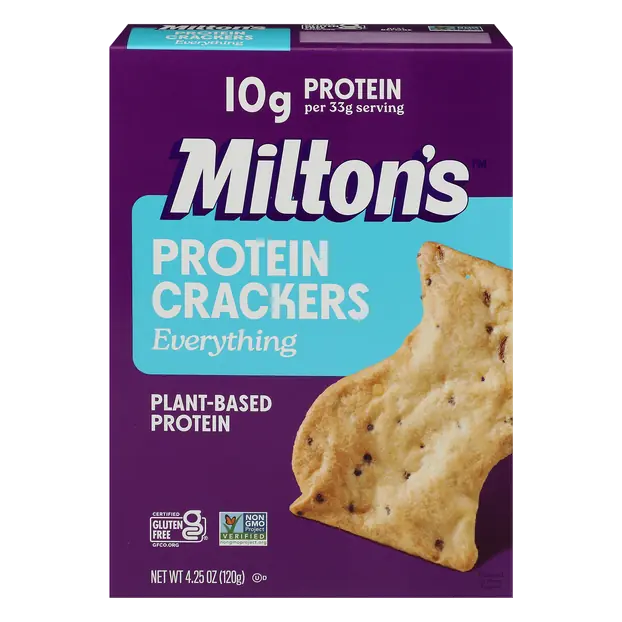 Plant-Based Everything Protein Crackers