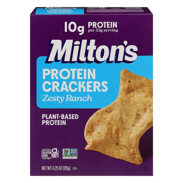 Zesty Ranch Plant Based Protein Crackers