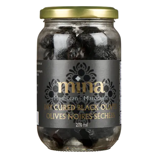 Black Olives Moroccan Dry Cured 200 g