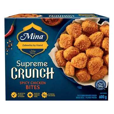 Supreme Crunch Frozen Chicken Bites Spicy 600 g