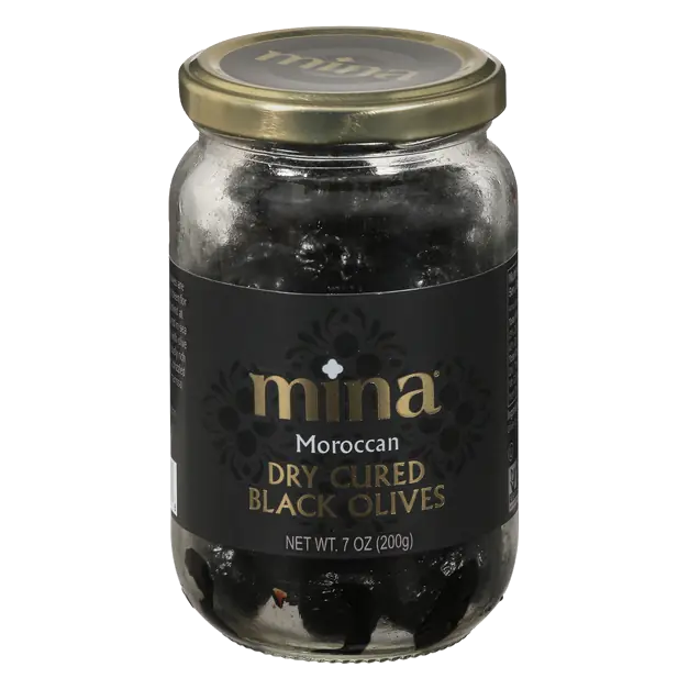 Moroccan Dry Cured Black Olives