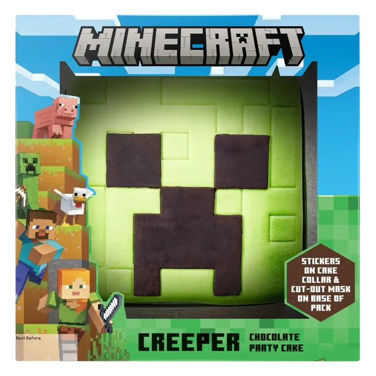 Creeper Chocolate Celebration Cake