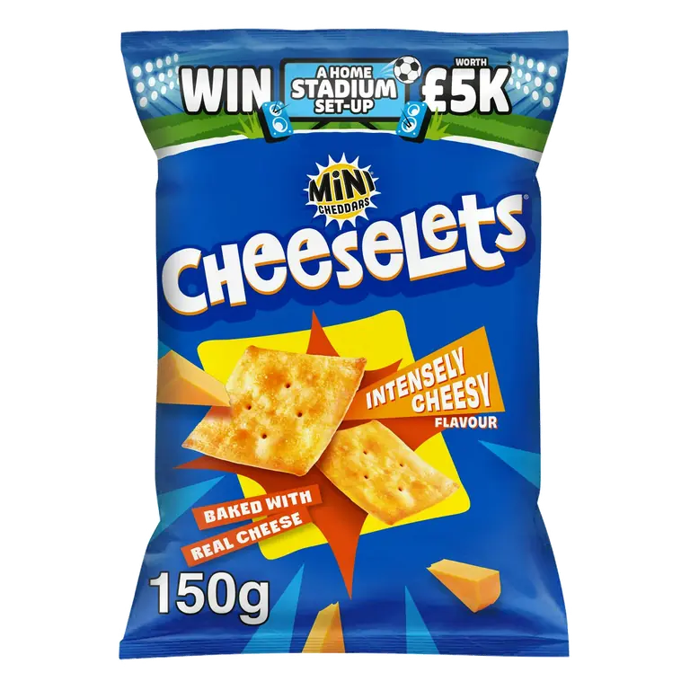 150g Cheeselets Intensely Cheesy Flavour Snacks