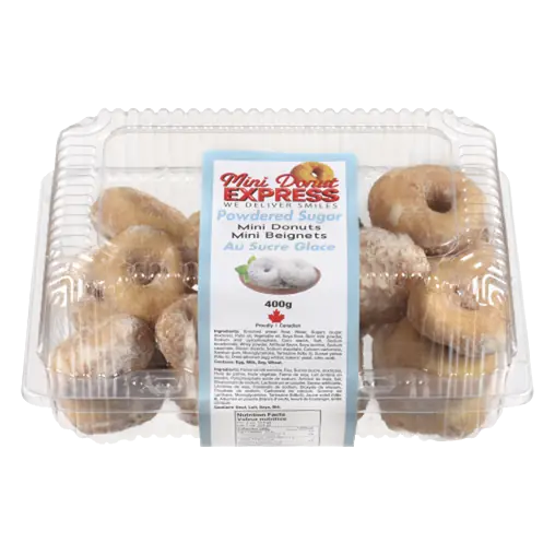 Mini Donuts Powdered Sugar 400 g