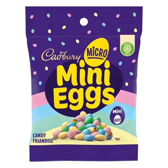 Cadbury Micro Mini Eggs Chocolate Candy 90 g