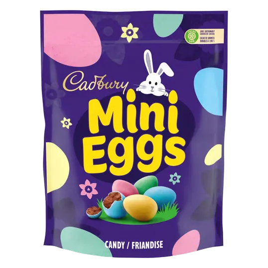 Cadbury Mini Eggs Easter Chocolatey Candy Resealable Bag 943 g