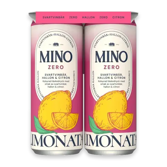 Mino Limonata Svartvinbär Hallon