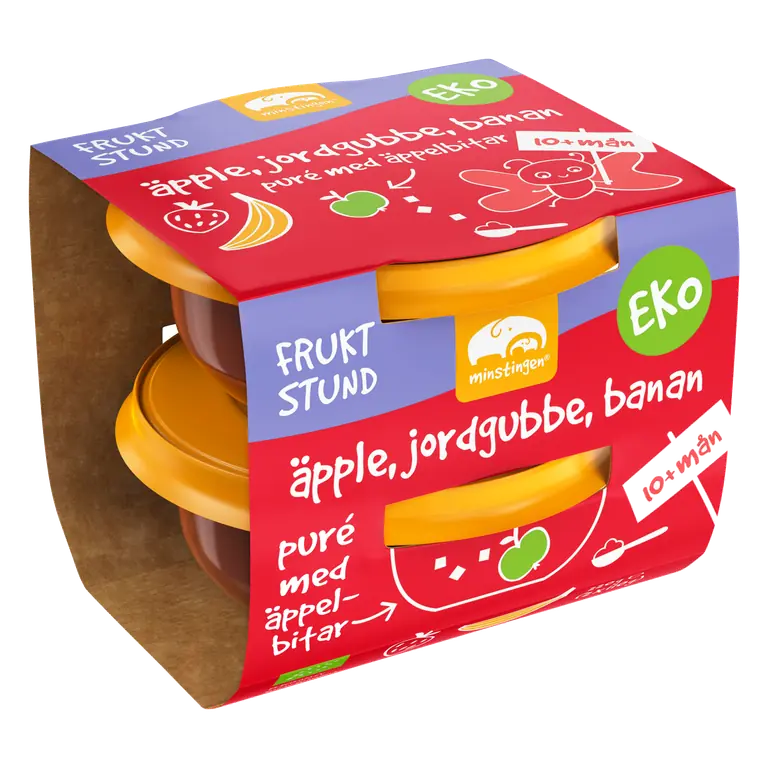Äpple Banan Jordgubb Mellis