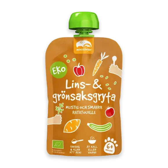 Lins Grönsaks Gryta Klämmis Från 6 Månader
