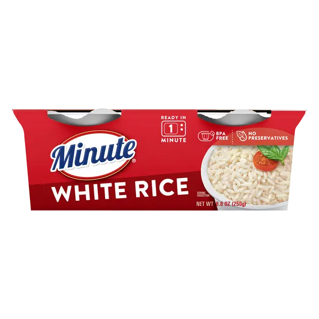 60 Second Microwave White Rice Cups - 2 ct