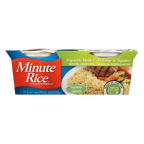 Ready To Serve Rice Vegetable Medley 2 x 125 g