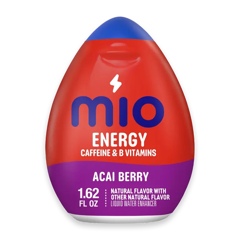Energy Caffeinated & B Vitamins Acai Berry Water Enhancer Bottle