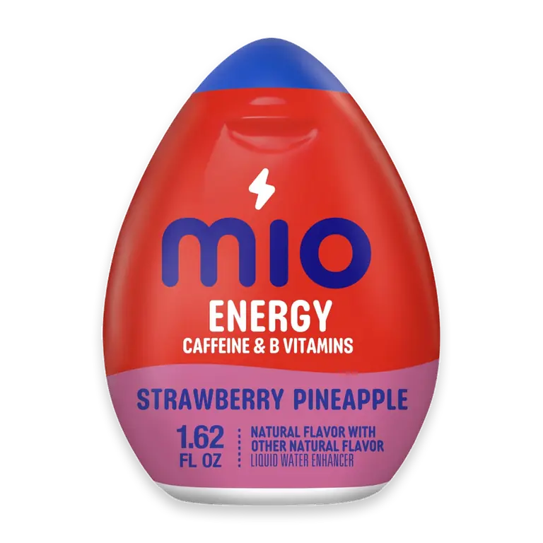 Energy Caffeinated & B Vitamins Strawberry Pineapple Water Enhancer Bottle