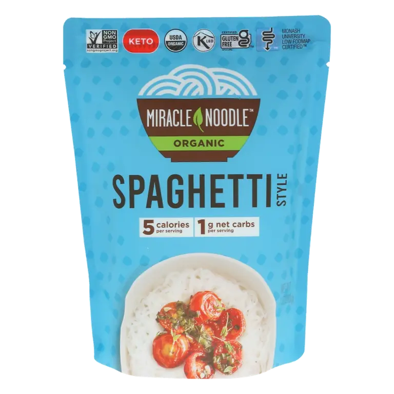 Organic Ready-To-Eat Plant Based Noodles, Spaghetti Style