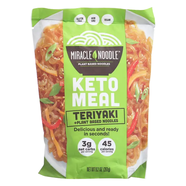 Teriyaki Keto Meal Plant Based Noodles