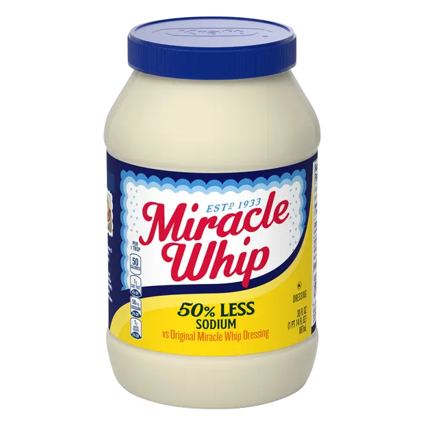 50% Less Sodium & Cholesterol Mayo-Like Dressing