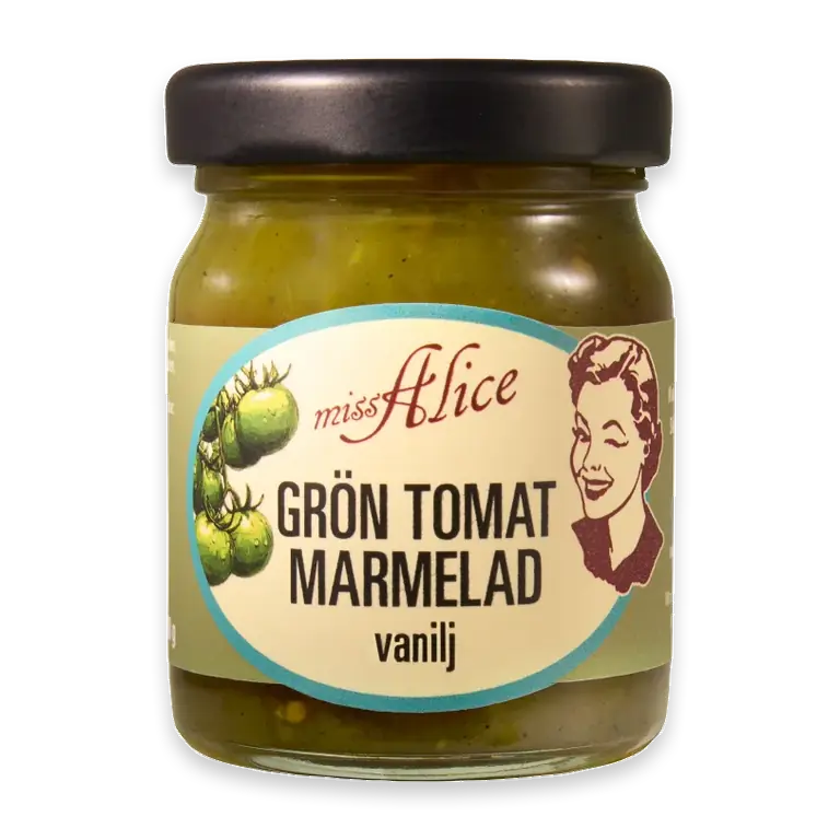 Grön Tomatmarmelad med vanilj 68g