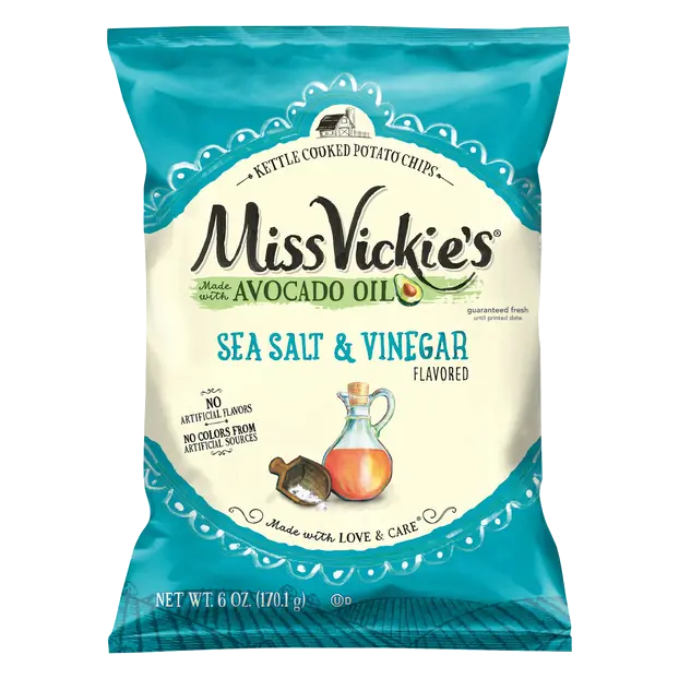 Avocado Oil Sea Salt & Vinegar Kettle Cooked Potato Chips