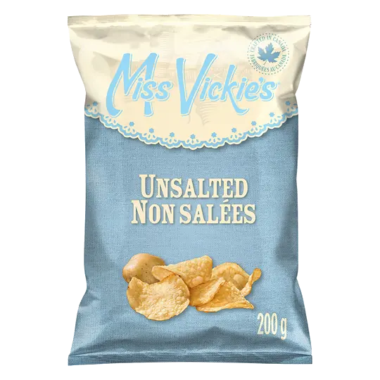 Kettle Cooked Potato Chips Unsalted 200 g