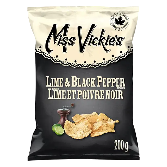 Kettle Cooked Lime & Black Pepper 200 g