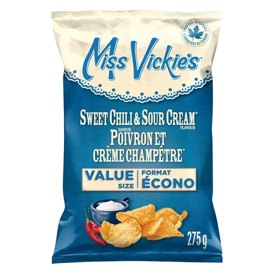 Kettle Cooked Potato Chips Sweet Chili & Sour Cream Favour 275 g