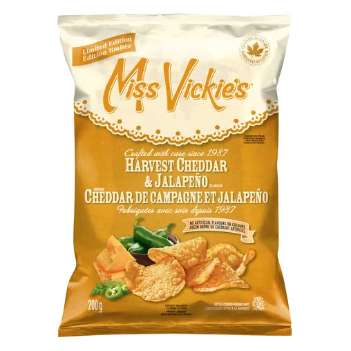 Potato Chips Harvest Cheddar & Jalapeno 200 g