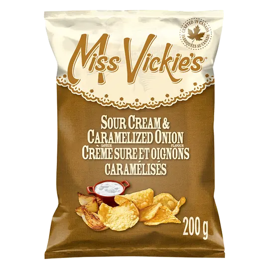 Potato Chips Sour Cream & Caramelized Onion 200 g