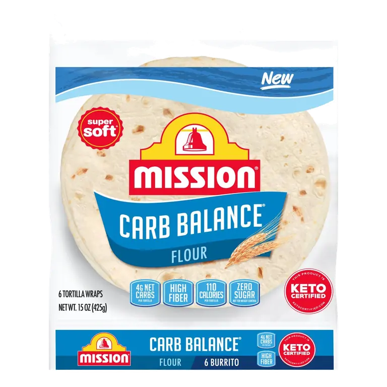 Carb Balance Flour Tortilla Wraps
