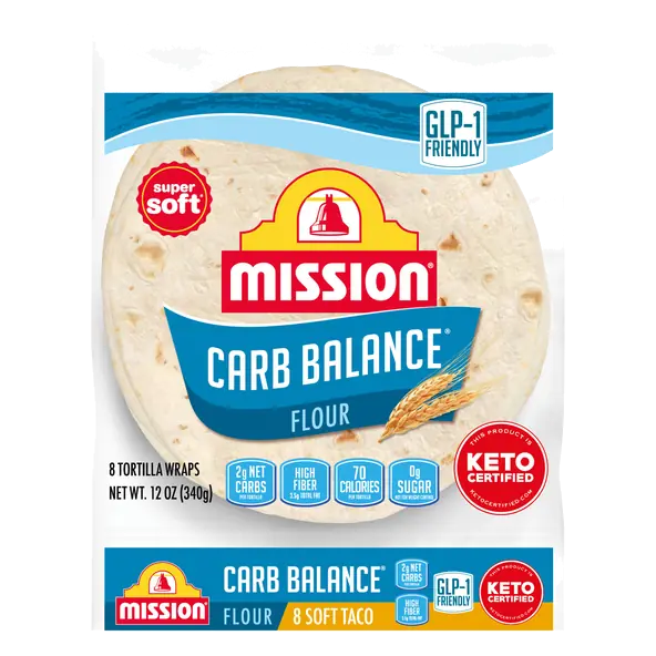 Carb Balance Super Soft Taco Tortillas 8 Inch - 8 ct
