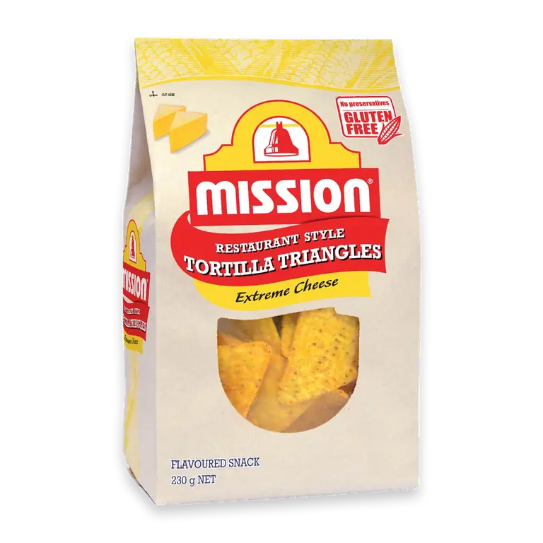 Corn Tortilla Triangles Extreme Cheese