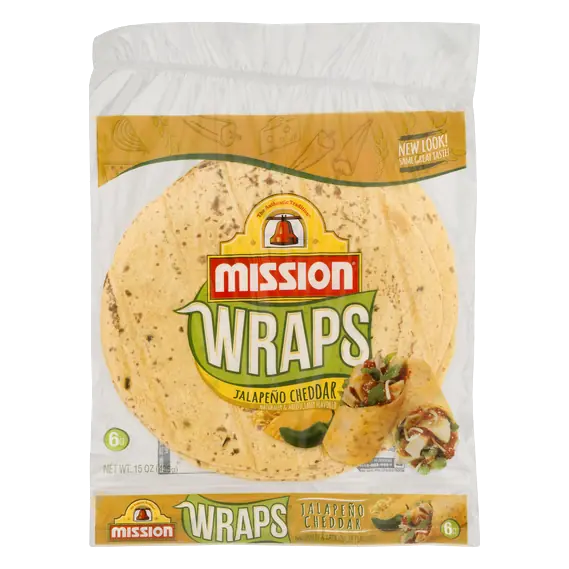 Jalapeo Cheddar Flavored Wraps