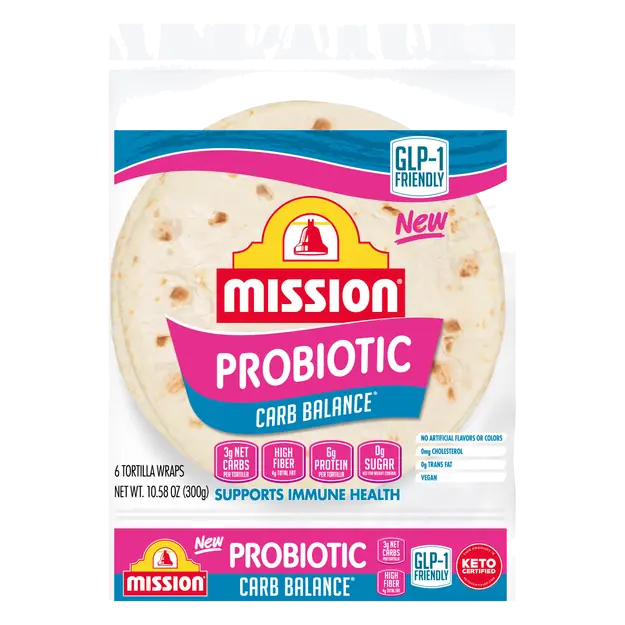 Probiotic Carb Balance Soft Taco Size Flour Tortillas - 6 ct