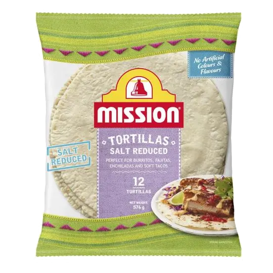 Reduced Salt Tortillas