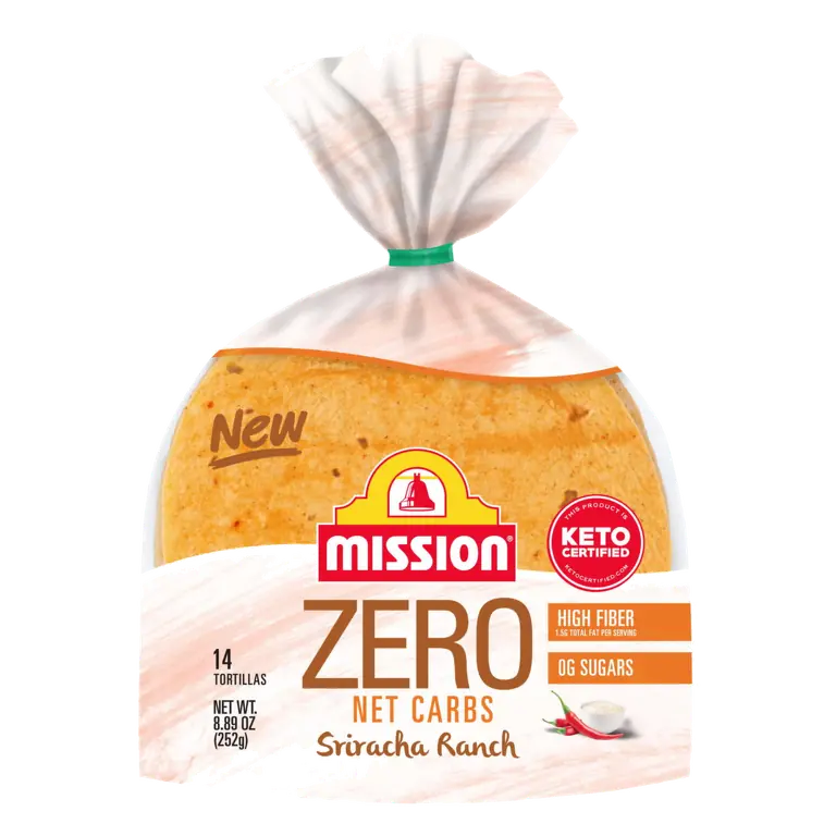 Sriracha Ranch Zero Net Carbs Tortillas