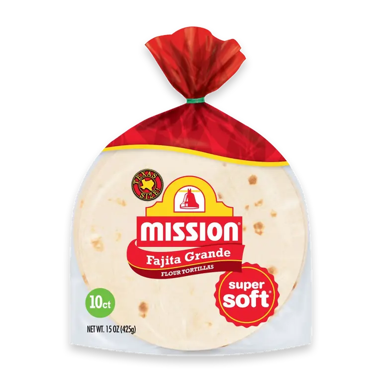 Super Soft Fajita Grande Size Flour Tortillas