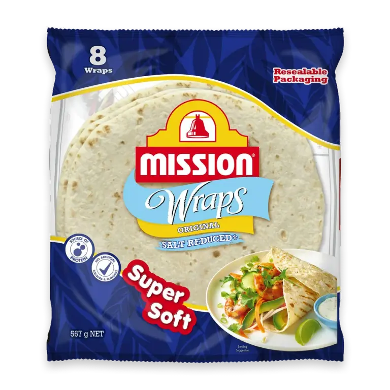 Super Soft Low Salt Wraps